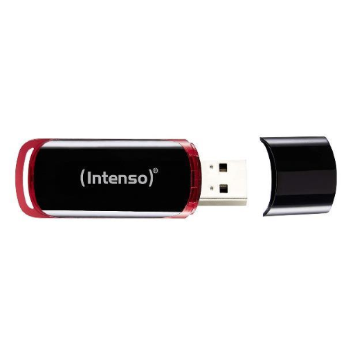 INTENSO BUSINESS LINE 16GB FLASH DRIVE USB-A 2.0 BLACK/RED